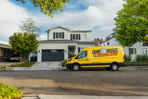 One Hour Van outside of Beautiful Home in Bradenton FL